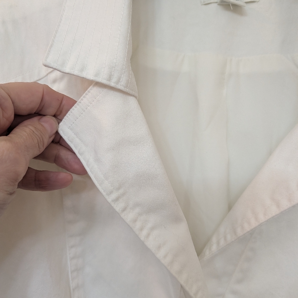 Cato White Lightweight Jacket With Button Details - image 4